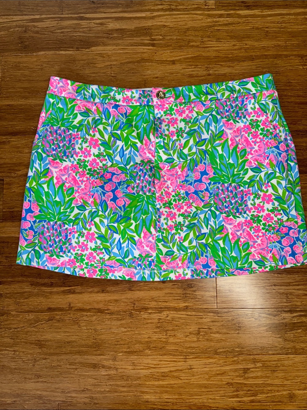 Sz 16 Lilly Pulitzer Colette Knit Skirt in the Cherry on Top